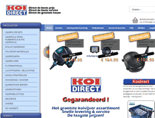 Tablet Screenshot of koidirect.nl